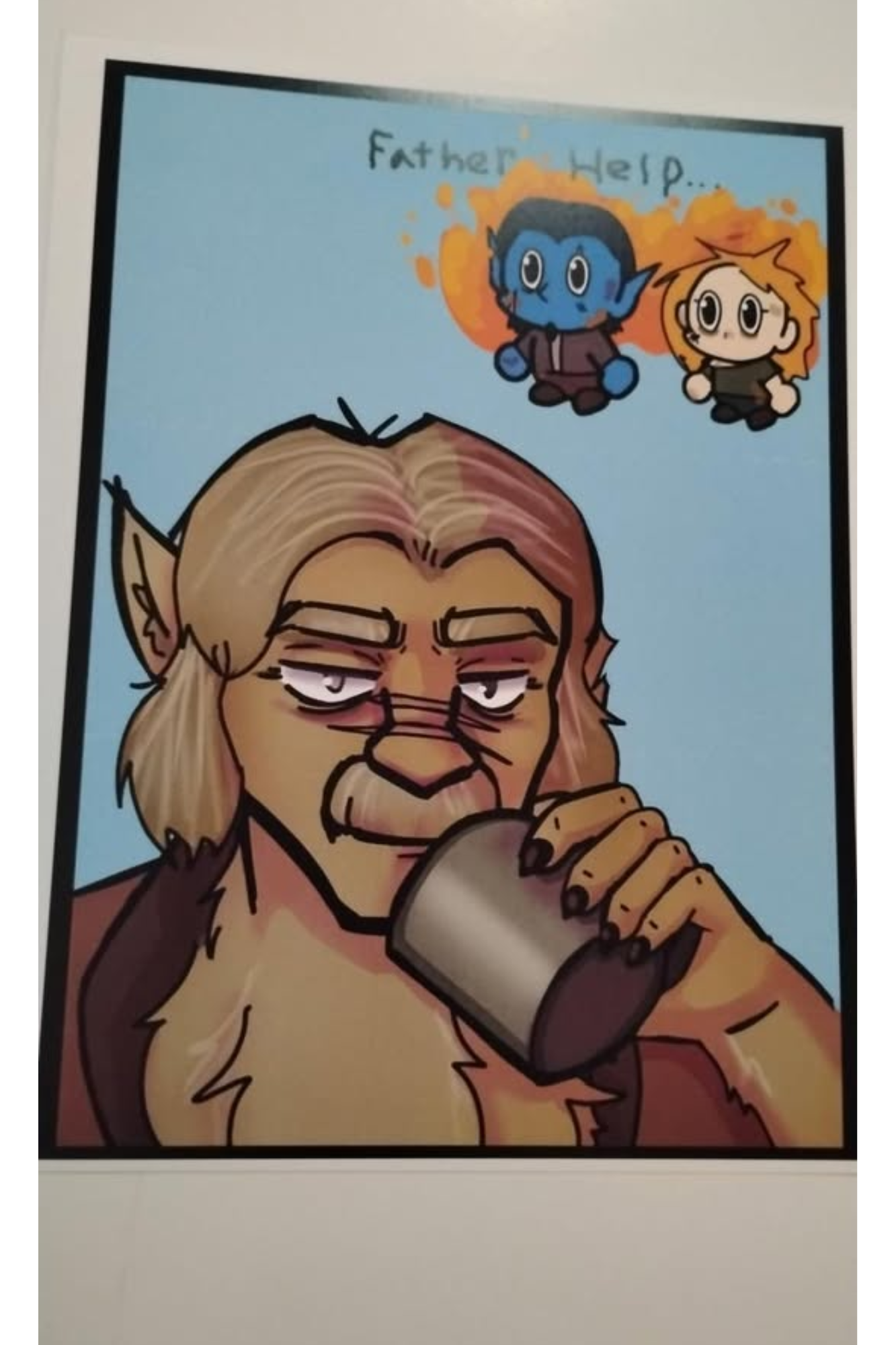 Father Help - Art Print